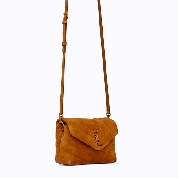 Saint Laurent Handbags - Saint Laurent Suede Toy Loulou